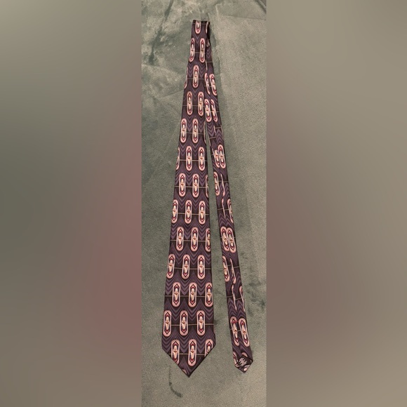 ZYLOS by george machado 56” Silk Tie - Picture 7 of 8